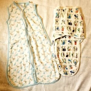 Swaddle blanket, sleeping bag 0-9m